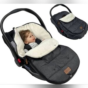 funlife 4 in 1 Premium Waterproof Universal Anti-Wind Infant Car Seat Cover